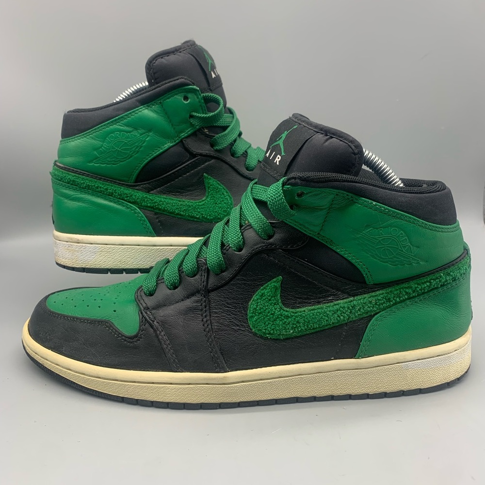 Nike Air Jordan 1 Mid Phat Premier Boston Celtics Mens Size 11 RARE